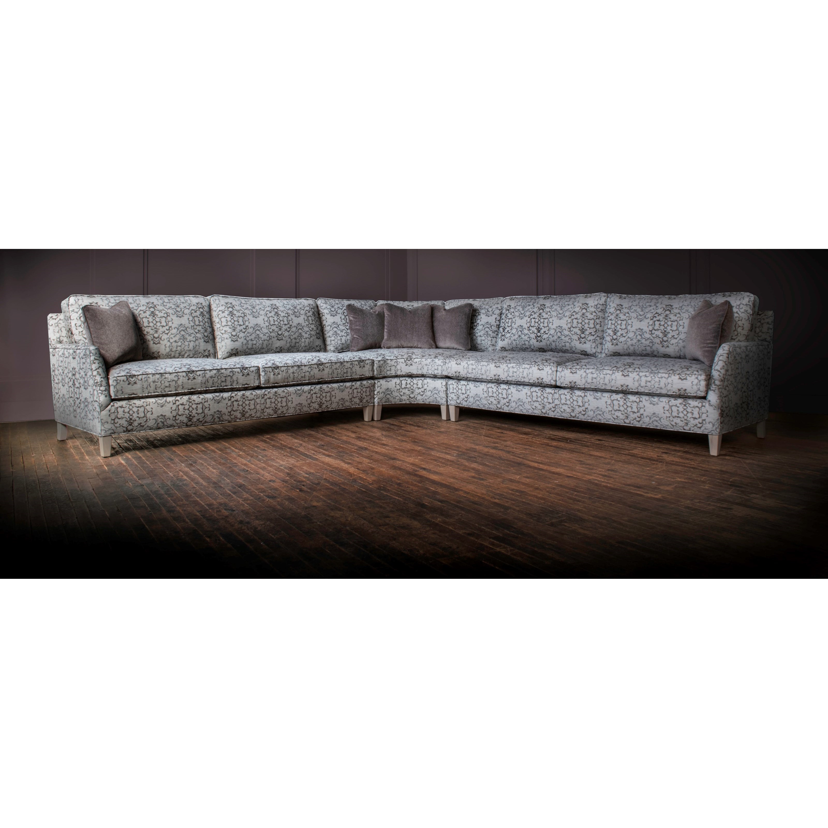 Hallagan Furniture Brighton 84HBCUS2LF2+WEDGE+2RF224SQ5 4539